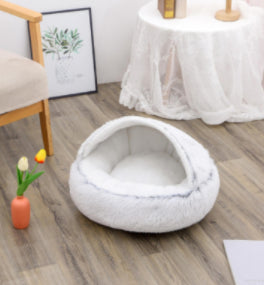 Luxury Round Plush Pet Bed