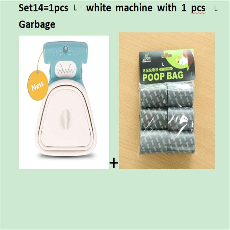 Foldable Dog Pooper Scooper with Decomposable Bags