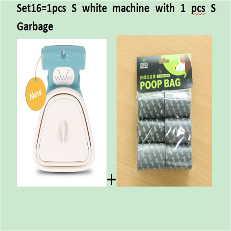 Foldable Dog Pooper Scooper with Decomposable Bags