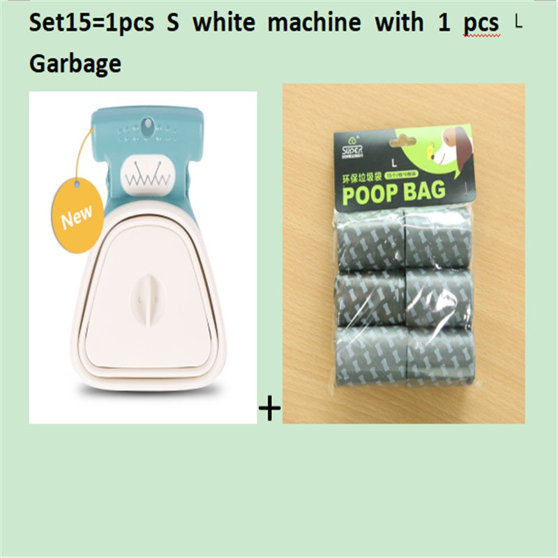 Foldable Dog Pooper Scooper with Decomposable Bags