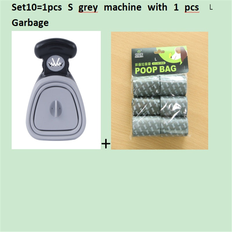 Foldable Dog Pooper Scooper with Decomposable Bags