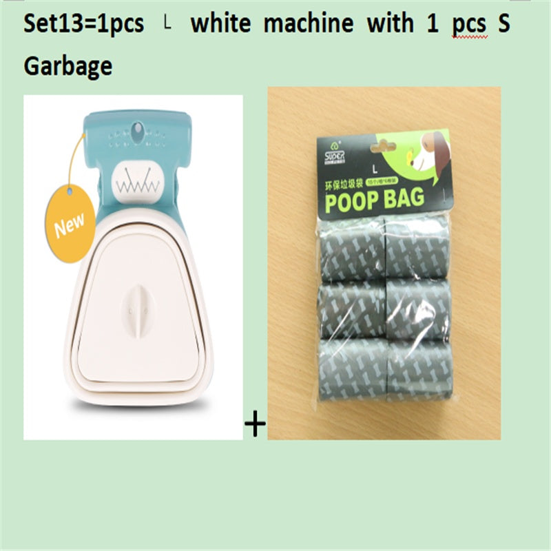 Foldable Dog Pooper Scooper with Decomposable Bags