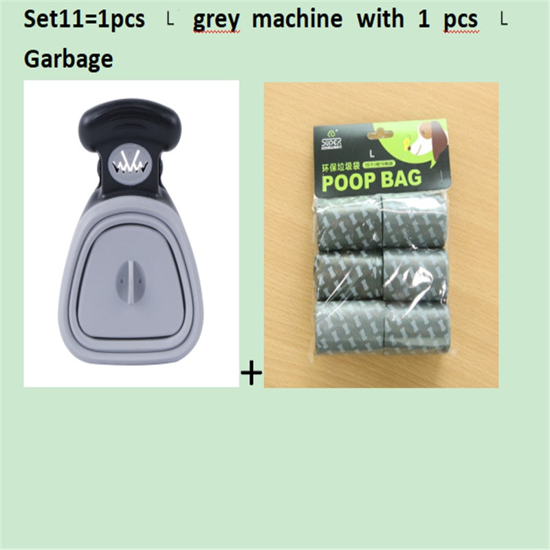 Foldable Dog Pooper Scooper with Decomposable Bags