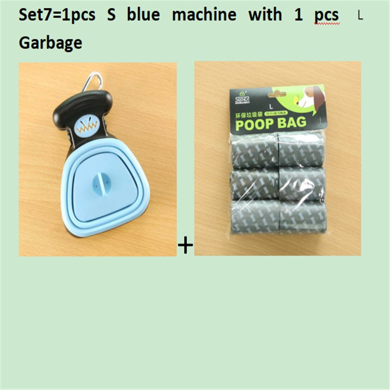 Foldable Dog Pooper Scooper with Decomposable Bags