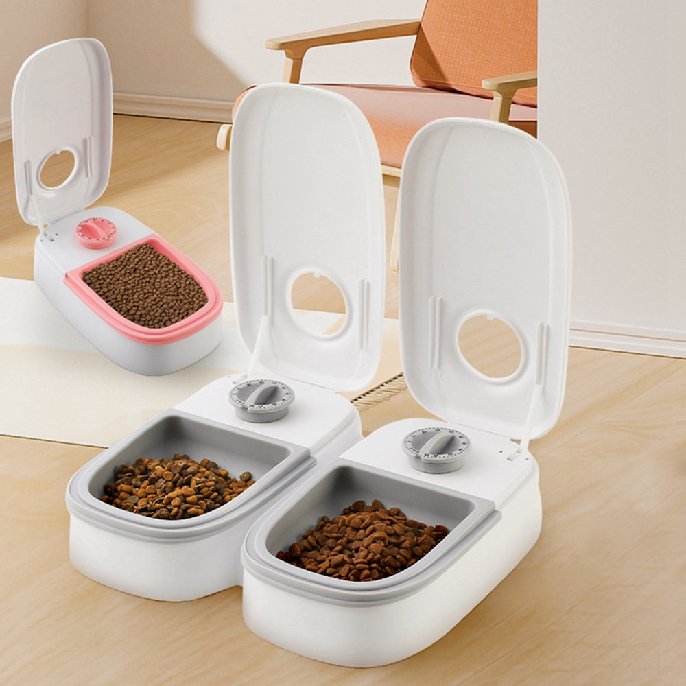 2-in-1 Gravity Pet Food & Water Feeder
