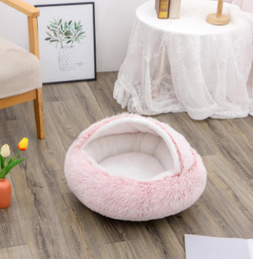 Luxury Round Plush Pet Bed