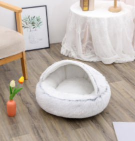 Luxury Round Plush Pet Bed