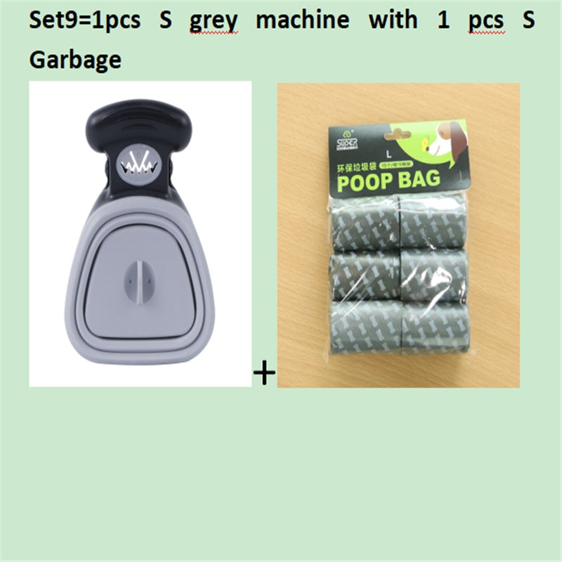 Foldable Dog Pooper Scooper with Decomposable Bags
