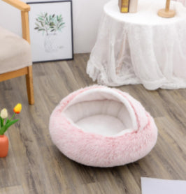 Luxury Round Plush Pet Bed