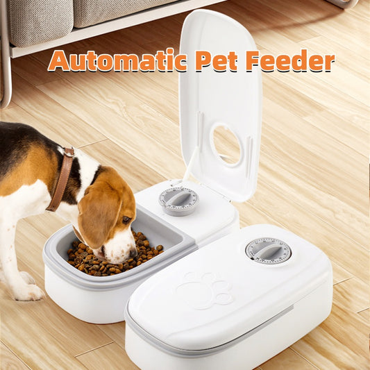 2-in-1 Gravity Pet Food & Water Feeder