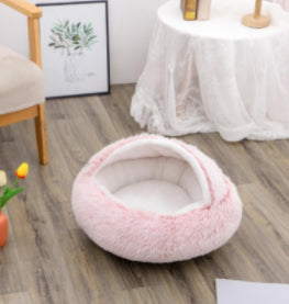 Luxury Round Plush Pet Bed