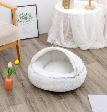 Luxury Round Plush Pet Bed