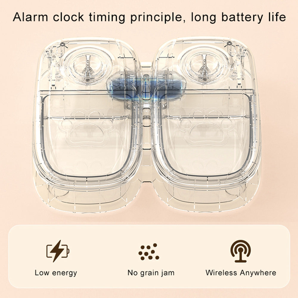 2-in-1 Gravity Pet Food & Water Feeder